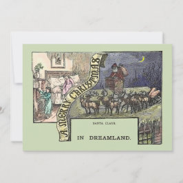 Weihnachtsmann und Kinder Karte