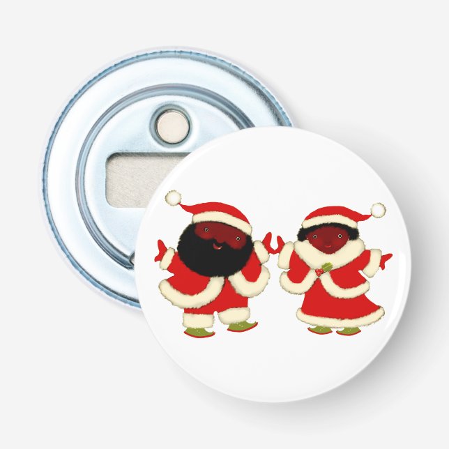 Weihnachtsmann und Oma Flaschenöffner (Vorderseite)