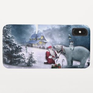 Weihnachtsmann und Polar-Bär Case-Mate iPhone Hülle