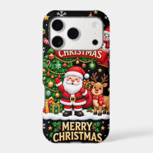 Weihnachtsmann und Rentier Festliches Weihnachten