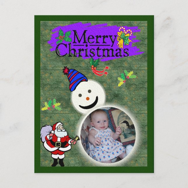 Weihnachtsmann und Schneemann bringen Weihnachten  (Vorderseite)