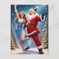 Weihnachtsmann und Snow Maiden Weihnachtsgeschicht