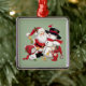 Weihnachtsmann und Snowman Ornament Aus Metall (Baum)