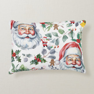 Weihnachtsmann und Weihnachtsüberzug Dekokissen