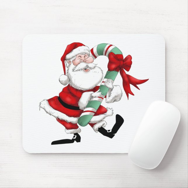Weihnachtsmann und Zuckerrohr Mousepad (Mit Mouse)