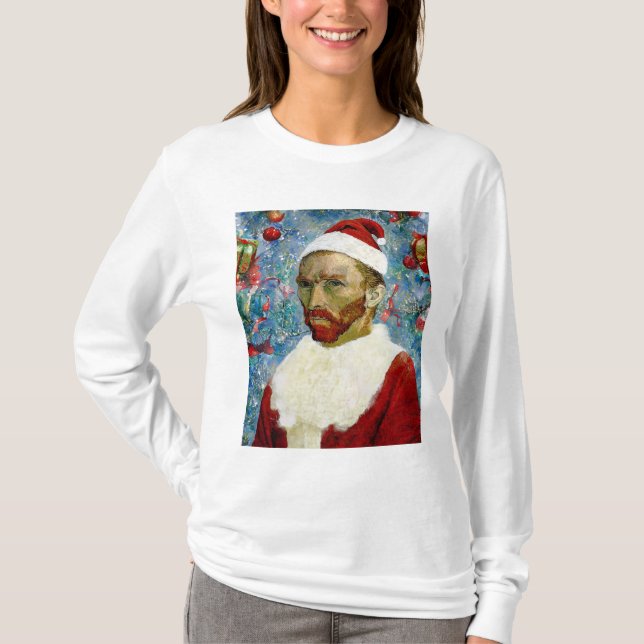 Weihnachtsmann, Van Gogh T-Shirt (Vorderseite)