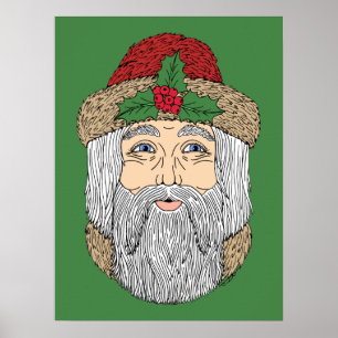Weihnachtsmann/Vater Weihnachten Poster