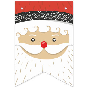 Weihnachtsmann-/Vater-Weihnachten Wimpelkette