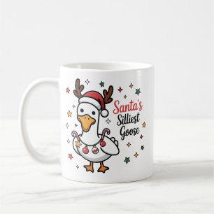 Weihnachtsmann Verrückte Gans Weihnachten Ente Lus Kaffeetasse