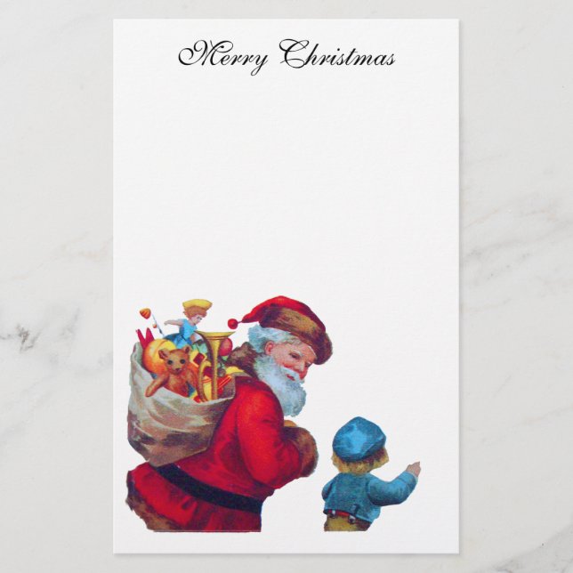 WEIHNACHTSMANN VINTAGE 2 BRIEFPAPIER (Vorderseite)