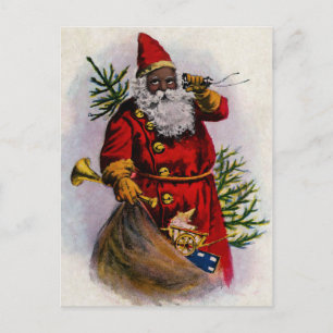 Weihnachtsmann vintage postkarte