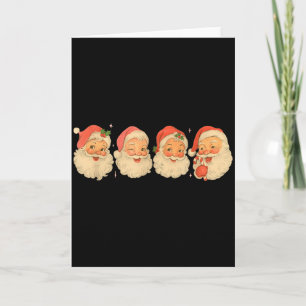 Weihnachtsmann Vintage Süß Fröhlich Frohe Weihnach Karte