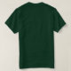 Weihnachtsmann Vintager LKW Personalisiert grün T-Shirt (Design Rückseite)
