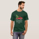 Weihnachtsmann Vintager LKW Personalisiert grün T-Shirt (Vorne ganz)