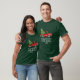 Weihnachtsmann Vintager LKW Personalisiert grün T-Shirt (Unisex)
