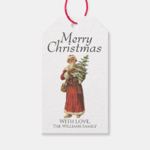 Weihnachtsmann Vintager Stil Frohe Weihnachten