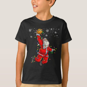 Weihnachtsmann Volleyball Pajama Xmas Mens T-Shirt