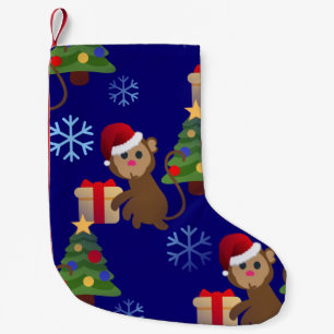 weihnachtsmann weihnachten affe emoji weihnachten kleiner weihnachtsstrumpf
