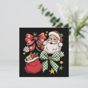 Weihnachtsmann Weihnachten Coquette Vintage Preppy