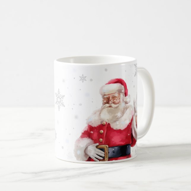 Weihnachtsmann Weihnachten Kaffeetasse (VorderseiteRechts)