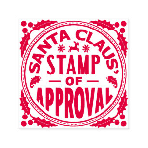 Weihnachtsmann Weihnachten Lustiger Stempel der Zu