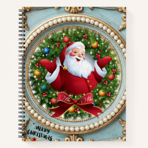 Weihnachtsmann Weihnachten Notizbuch