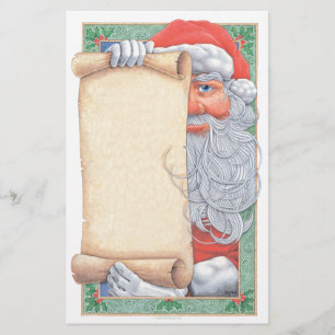 Weihnachtsmann-Weihnachten stationär Briefpapier