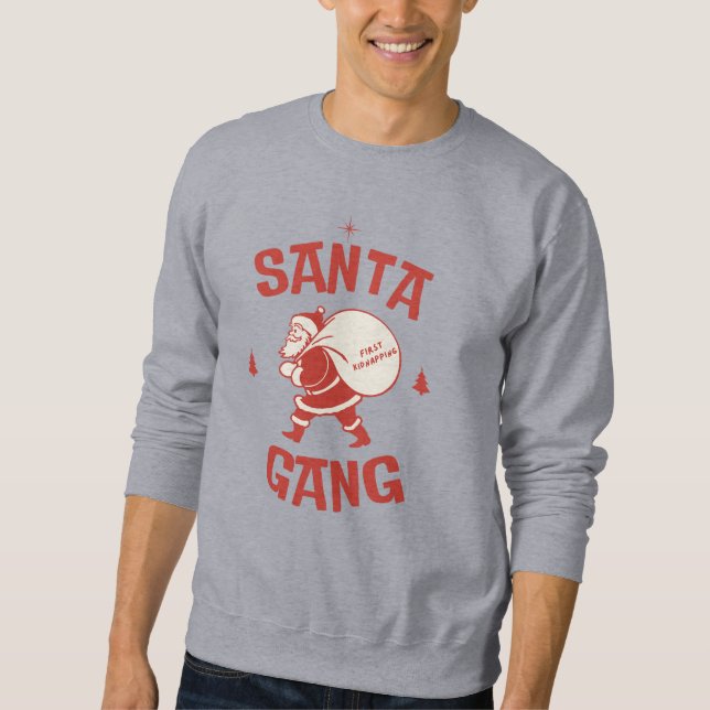 Weihnachtsmann, Weihnachten-Sweatshirt, hässlicher Sweatshirt (Vorderseite)