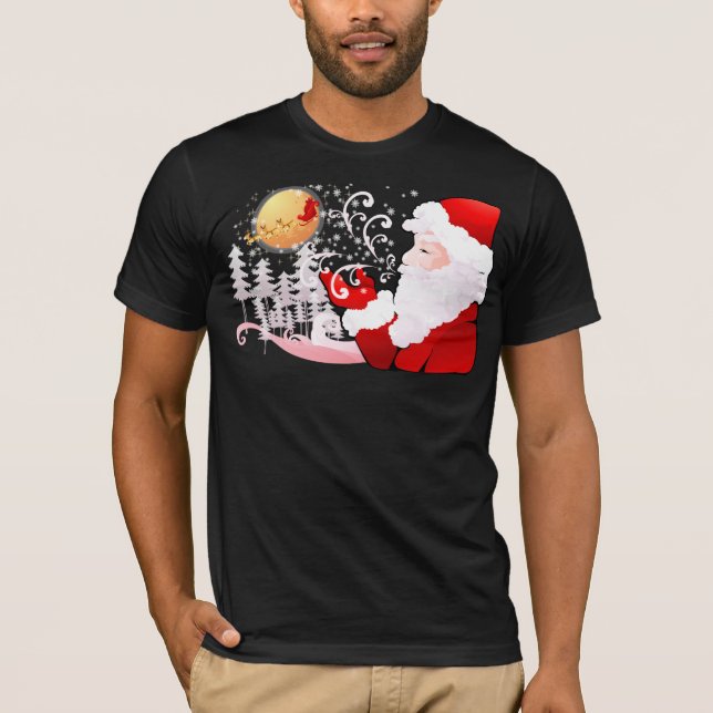 Weihnachtsmann-Weihnachten T-Shirt (Vorderseite)