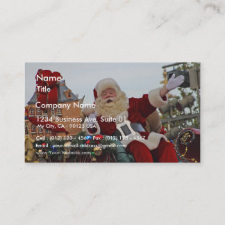 Weihnachtsmann-Weihnachten Visitenkarte