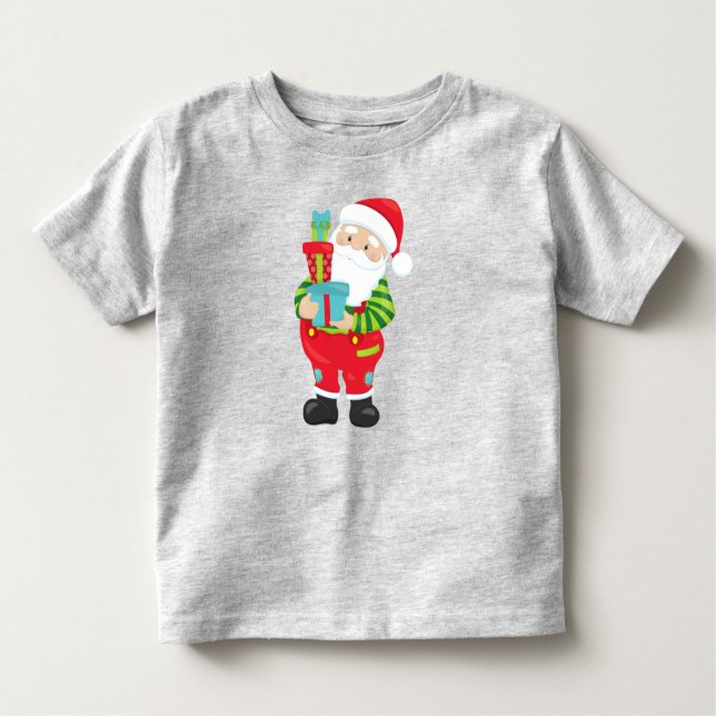 Weihnachtsmann, Weihnachten, Weihnachten, Weihnach Kleinkind T-shirt (Vorderseite)