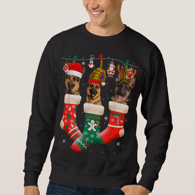 Weihnachtsmann Weihnachten Weihnachtsmann Weihnach Sweatshirt (Vorderseite)