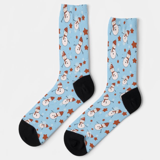 Weihnachtsmann-Weihnachts-Socken Socken (Linkes Detail)