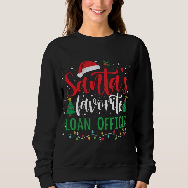 Weihnachtsmann: Weihnachts-Weihnachtsmannmütze Sweatshirt (Vorderseite)
