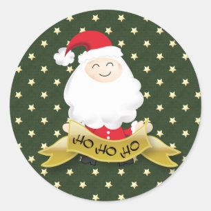 Weihnachtsmann-WeihnachtsHo Ho Ho Aufkleber