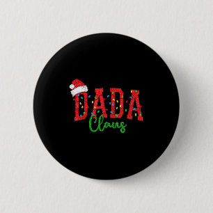 Weihnachtsmann-Weihnachtslicht-Pyjama-Familien-Mat Button