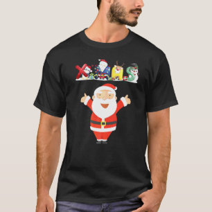 Weihnachtsmann Weihnachtsmann Feiertags-Pyjama Xma T-Shirt