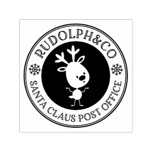 Weihnachtsmann-Weihnachtsmann-Post Permastempel