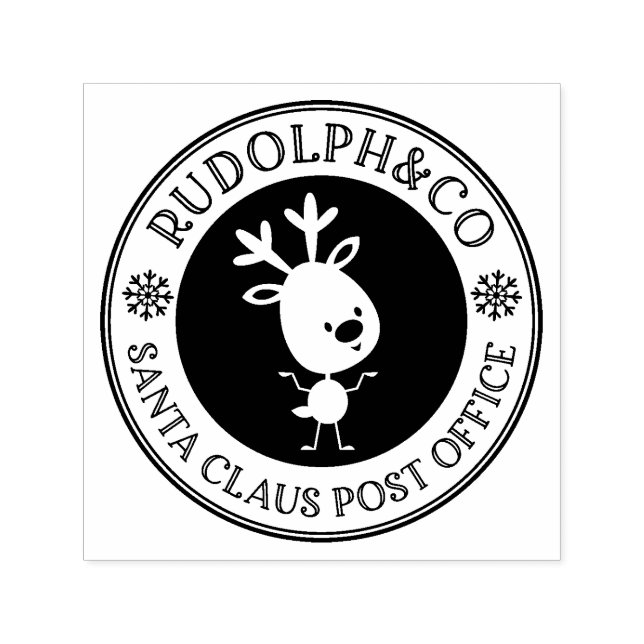 Weihnachtsmann-Weihnachtsmann-Post Permastempel (Design)