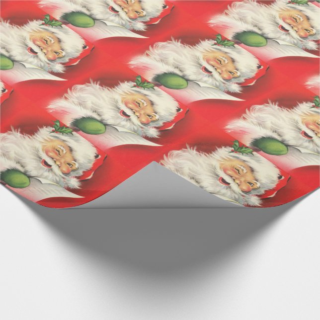 Weihnachtsmann/WeihnachtsPackpapier Geschenkpapier (Ecke)
