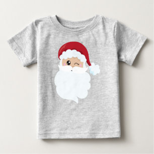 Weihnachtsmann, Winking Santa, Weihnachtsmannmütze Baby T-shirt