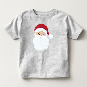 Weihnachtsmann, Winking Santa, Weihnachtsmannmütze Kleinkind T-shirt