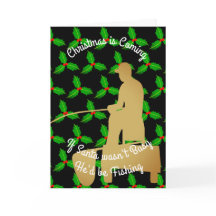 Weihnachtsmann würde fischen