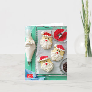 Weihnachtsmann-Zuckerplätzchen Feiertagskarte