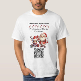 Weihnachtsmann Zwei-Seiten-Geschäftskarte Bearbeit T-Shirt