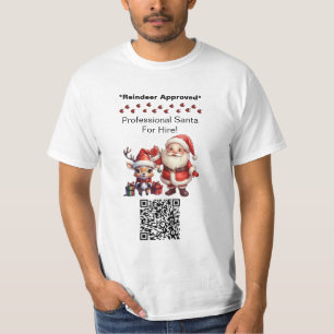 Weihnachtsmann Zwei-Seiten-Geschäftskarte Bearbeit T-Shirt