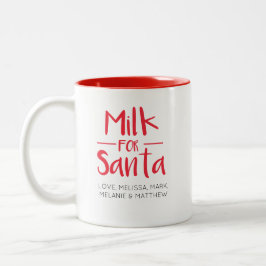 Weihnachtsmann Zweifarbige Tasse