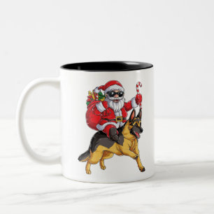 Weihnachtsmann Zweifarbige Tasse