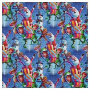 weihnachtsmann zwerg rentier weihnachten stoff