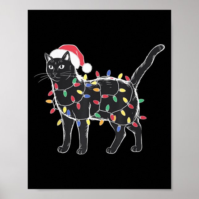 Weihnachtsmänner Männer Frauen Kinder Poster (Vorne)